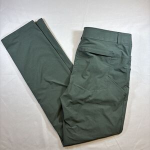 Stio Vallis Pants Mens 33x31 Green Tech Performance Outdoor Hiking Polyester